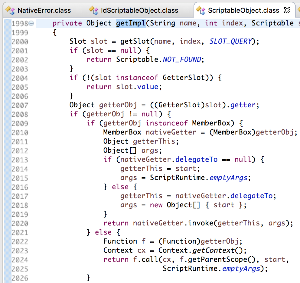 ScriptableObject.getImpl