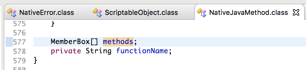 NativeJavaMethod.methods